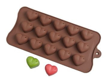 Silikonski model za praline in sladoled SRCE