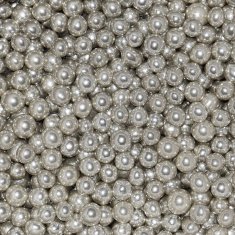 Čokoladne perle SILVER 5mm/50g posip