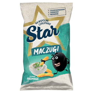shumee Star Maczugi koruzni čips z okusom fromage 80 g