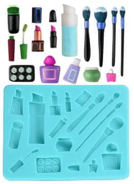 shumee Silikonski kalup za sladkorno pasto KOZMETIKA LIČILA wz2