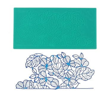 shumee Silikonski kalup za čipko LISTI