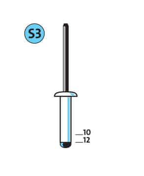 shumee Jeklene zakovice S3/10 NOVUS [20 kosov]