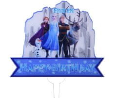 shumee Akrilni okrasek za rojstni dan Frozen