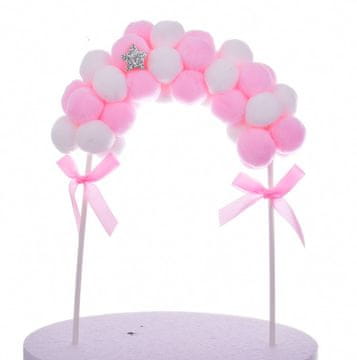 Baloni Topper Arch Girlanda Pink XL