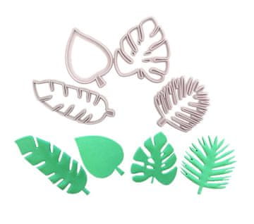Komplet rezalnikov LEAVES, 4 kosi, kalup