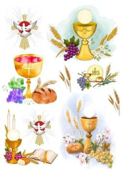 shumee Oblat za torto KELIH ZA PRVO SVETO OBHAJILO wz1