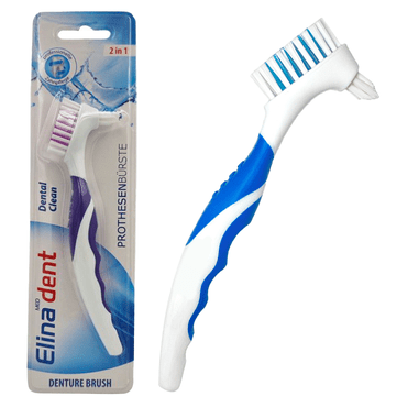 shumee Ščetka za zobne proteze Elina, srednje trdote, 1 kos.