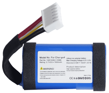 shumee Baterija za zvočnik JBL CHARGE 5 GSP-1S3P-CH40 7500mAh 3,6V