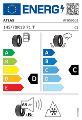 Atlas Celoletne FS ALL 145/70 R13 71T GREEN 4S