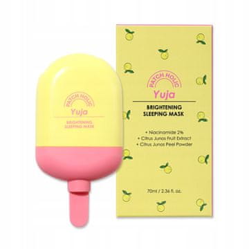 shumee PATCH HOLIC Posvetljevalna nočna maska za obraz z vitaminom C Yuja 70 g