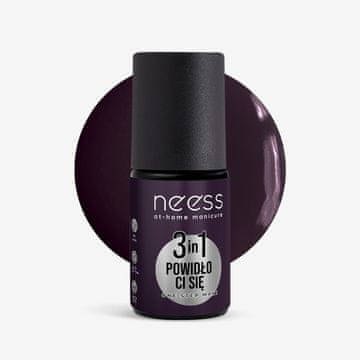 shumee NEESS One Step Mani 3v1 hibridni lak za nohte Powidło Ci Się 4 ml