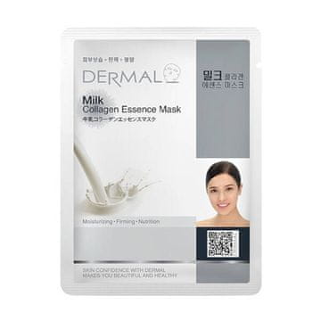 shumee DERMAL Collagen Essence Mask Milk 23g maska v platnu