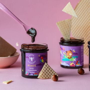 shumee Miodziś - Med z oreščki in kakavom 410 g + PRESENEČENJE