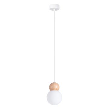 shumee Bela viseča svetilka z lesenim elementom PEKKA 1xG9 8W SL.1390 Solux Lighting