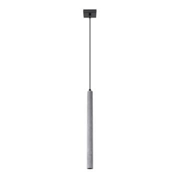 SOLLUX lighting Siva betonska cevasta viseča svetilka PASTELO 1xG9 8W SL.1271 Sollux Lighting