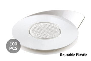 shumee Podstavek za enoporcijske bankete premera = 86 mm/100 kosov bele barve