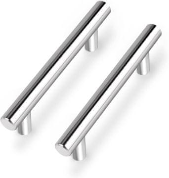 shumee Ročaji za predalne omare 192 mm, 15 kosov, srebrne barve