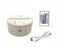 shumee Nočna lučka Lilo and Stitch STICH 16 LED 3D za otroke + daljinski upravljalnik