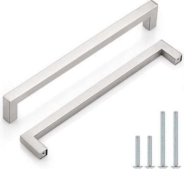shumee Ročaji za omare, predale, kromirani ročaji, 236 mm, 5 kosov.
