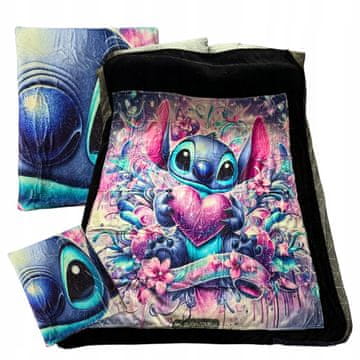 shumee Lilo and Stitch Odeja Winter Warm iz flisa Stitch Throw 130x150