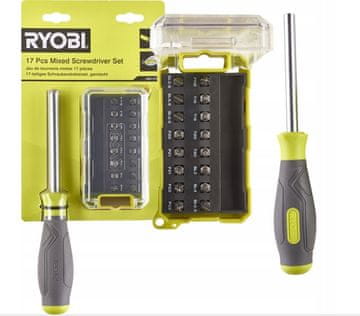 RYOBI RSD17PCS 17-delni komplet izvijačev