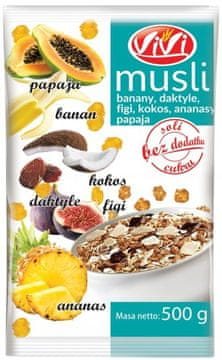 shumee VIVI müsli tropsko sadje 500 g
