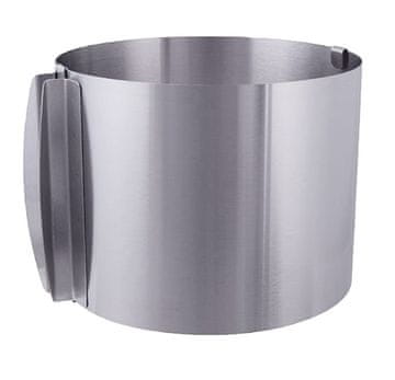 shumee Robni trak za torto v=12cm, nastavljiv 16-30cm z merilom za pekač za torto