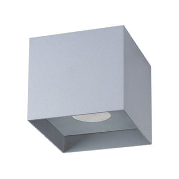 shumee Kvadratna stropna svetilka siva 12 cm 1xGU10 10W HATI SL.1278 Sollux Lighting