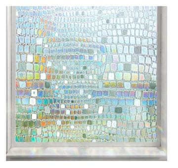 shumee Statična zaščitna folija za okna za vitraž 90 x 200 cm