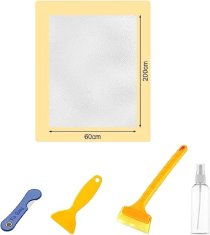 shumee Zaščitna folija za steklo, mat, 60x200 cm, komplet za montažo