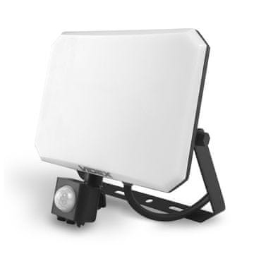 VIDEX Halogenski reflektor PIR senzor gibanja 50W nevtralna svetloba 5000K 4750lm IP65 FLOOD Videx