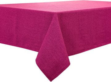 shumee Vodoodporen poliestrski prt z učinkom lana 120x1200 cm vijoličen