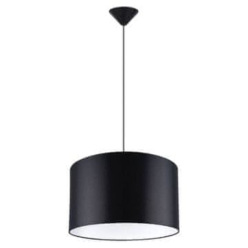 shumee Okrogla črna viseča svetilka Ø40 cm NOVA 1xE27 15W SL.1406 Sollux Lighting
