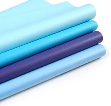 shumee Papirnati robčki za zavijanje daril ali rož, modre barve, 160 kosov, 50x35