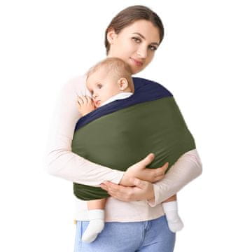 shumee Nosilka za dojenčke, povoj, nosilka iz elastičnega blaga do 9 kg, 0-36 mesecev