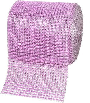 shumee Trak z okrasnimi kamni roza 12cm/9m