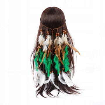 shumee INDIAN GREEN Plume trak za lase A10