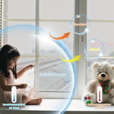 shumee Samolepilna okenska folija proti UV-zaščiti 60x200 cm, prozorna, srebrna