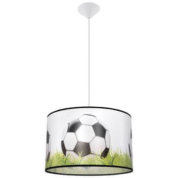 SOLLUX lighting Okrogla otroška viseča svetilka z žogo Ø40 cm FOOTBALL C 1xE27 15W SL.1429 Sollux Lighting