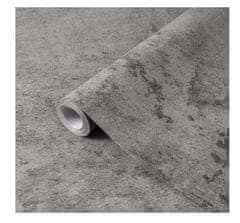 Samolepilna tapeta, furnir za pohištvo, imitacija betona, 40 x 500 cm