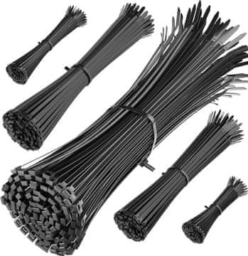 shumee Kabelske vezice UV odporne 100/150/200/250/300 mm 500 kosov