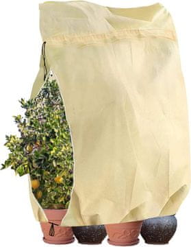 shumee Zaščitna kapuca za rastline, rože, zaščita pred zmrzaljo z zadrgo 110x170