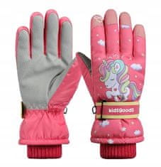 shumee Zimske smučarske rokavice Unicorn za otroke S/M