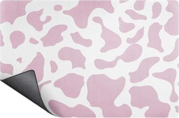 shumee Vpojna podloga, podloga za kavni aparat, bele in roza lise, 30x50 cm