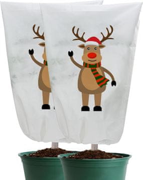 shumee Agrotekstilna prevleka, pokrov za rastline z jeleni, 80 x 120 cm, 2 kosa.