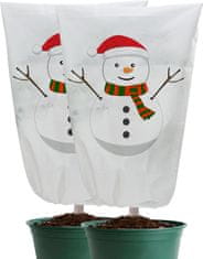 shumee Agrotekstilna prevleka za rastline, božična, 80 x 120 cm, 2 kosa