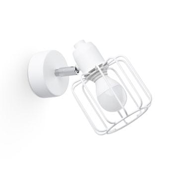 shumee Stenska svetilka Sollux BELUCI industrijsko bela SL.1111