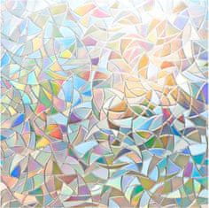 shumee 3D folija za zasebnost oken, samolepilna, statična, 45 x 300 cm