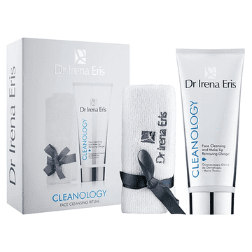 shumee Dr Irena Eris Cleanology komplet za nego obraza, čistilni gel 175 ml + nežna brisača