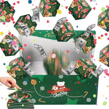 shumee Škatla presenečenja, darilna embalaža, v obliki eksplozije, 18x9 cm